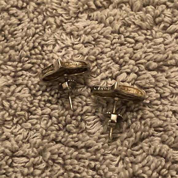 Angela Cummings 925 Floating Heart Earrings & Pin - Picture 4 of 6